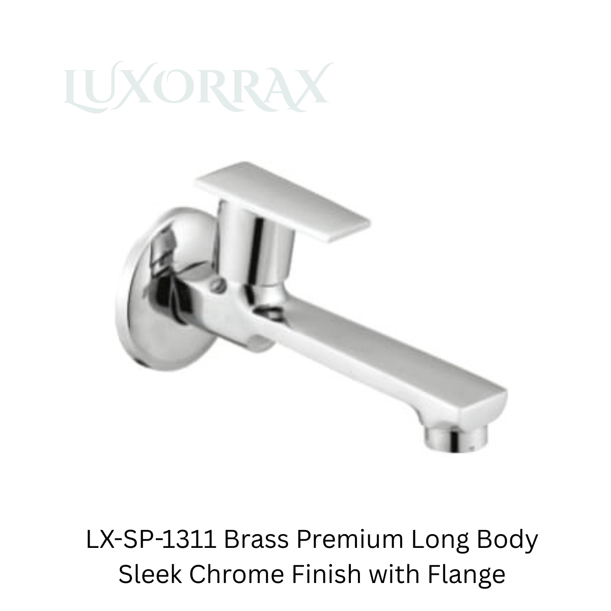 LX-SP-1311 Brass Premium Long Body Sleek Chrome Finish with Flange