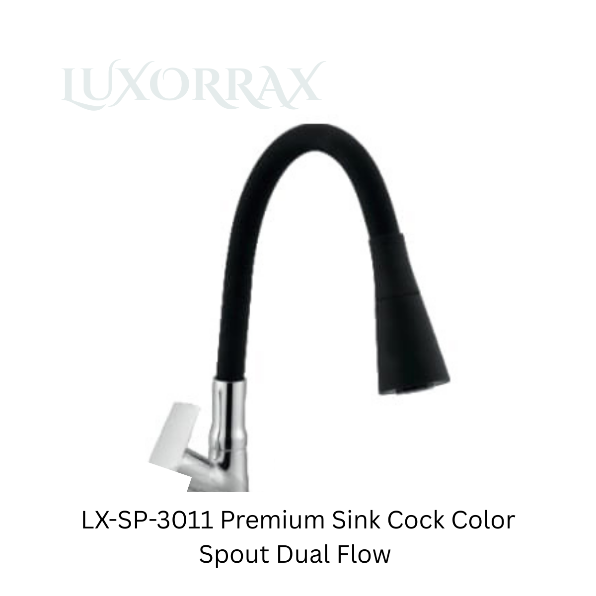 LX-SP-3011 SWAN NECK COLOR SPOUT DUAL FLOW